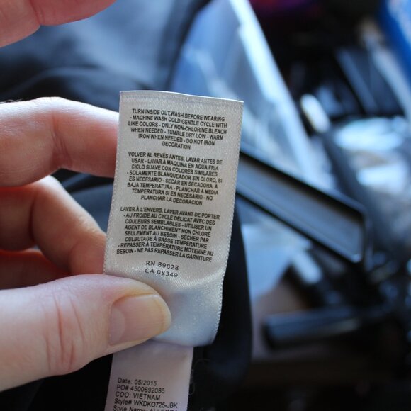 Kiind Of Brand Women's Black Dress with Metal Fringe - Size Medium - Picture 10 of 11